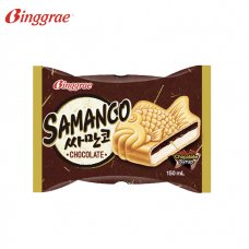 Binggrae Samanco Fish Ice Cream Chocolate 4pk